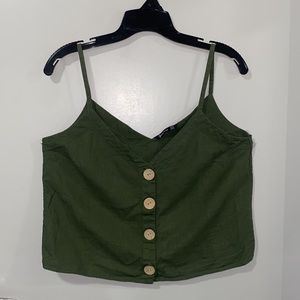Top with buttons, v neck